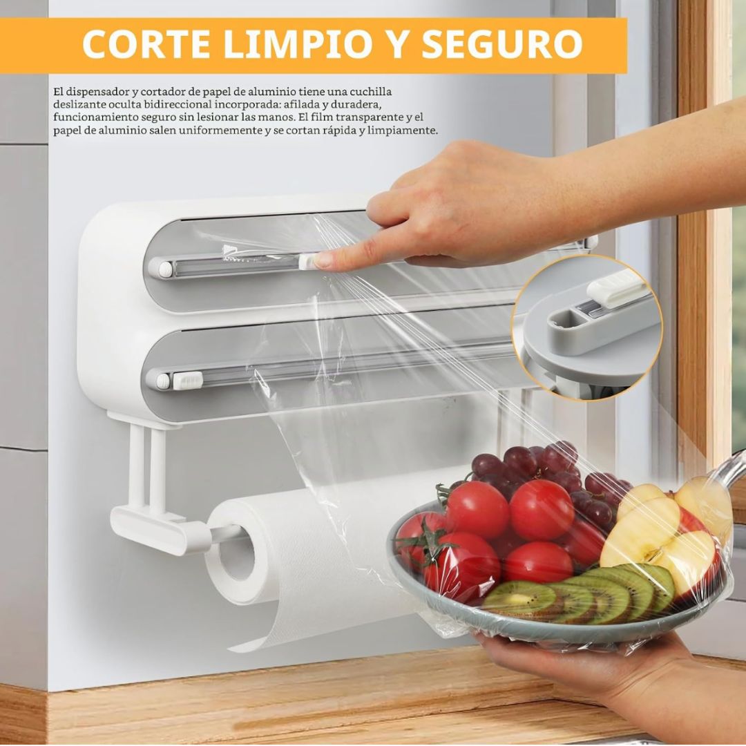 Dispensador 3 en 1 Magnético Cocina